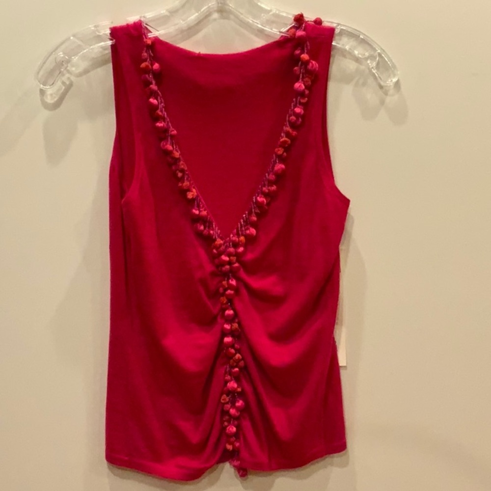 Vintage Naeem Khan 100% Super Fine Cashmere Tank